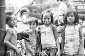 Street kids, Manila