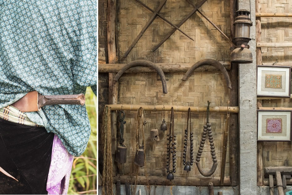 Akha Hilltribe Tools, Northwest Thailand