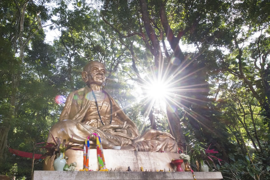 Buddha at the Base of Wat Doi Suthep, Northwest Thailand