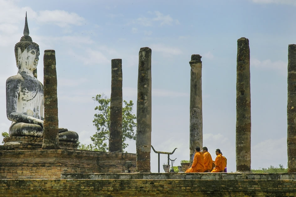 Monks at Sukhothai