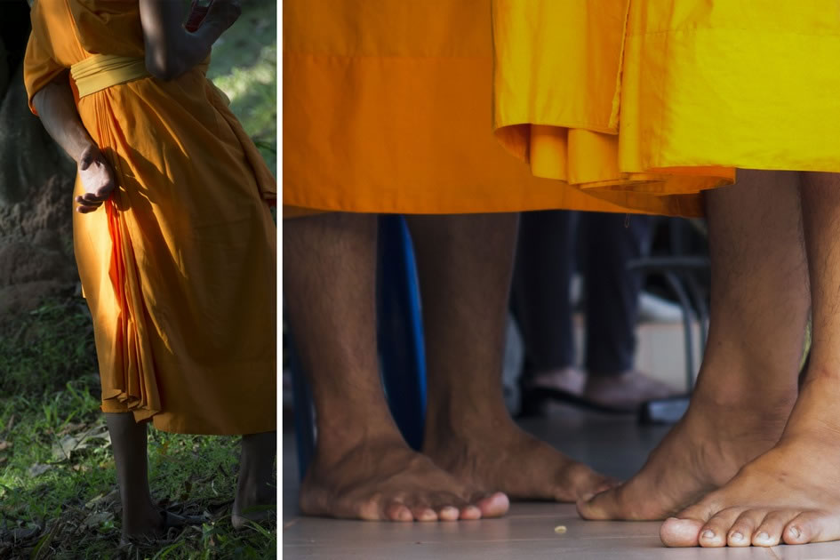 Monks at Yi Peng Festival, Chiang Mai