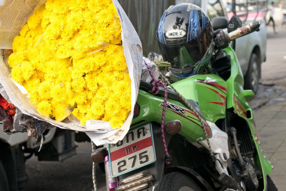 Flowers at the Bangkok Flower Market