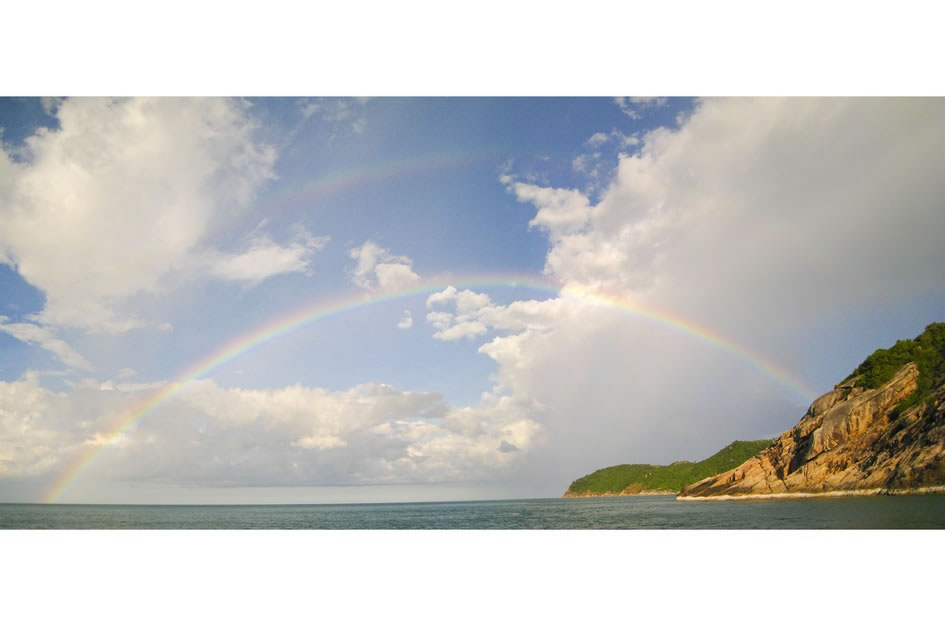 Rainbow over Koh Phangan