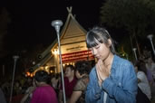 Prayers at the Yi Peng Festival, Chaing Mai