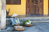 A quiet moment on the streets of Hoi An